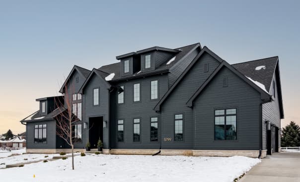 cottage hardie plank artisan shiplap dark gray